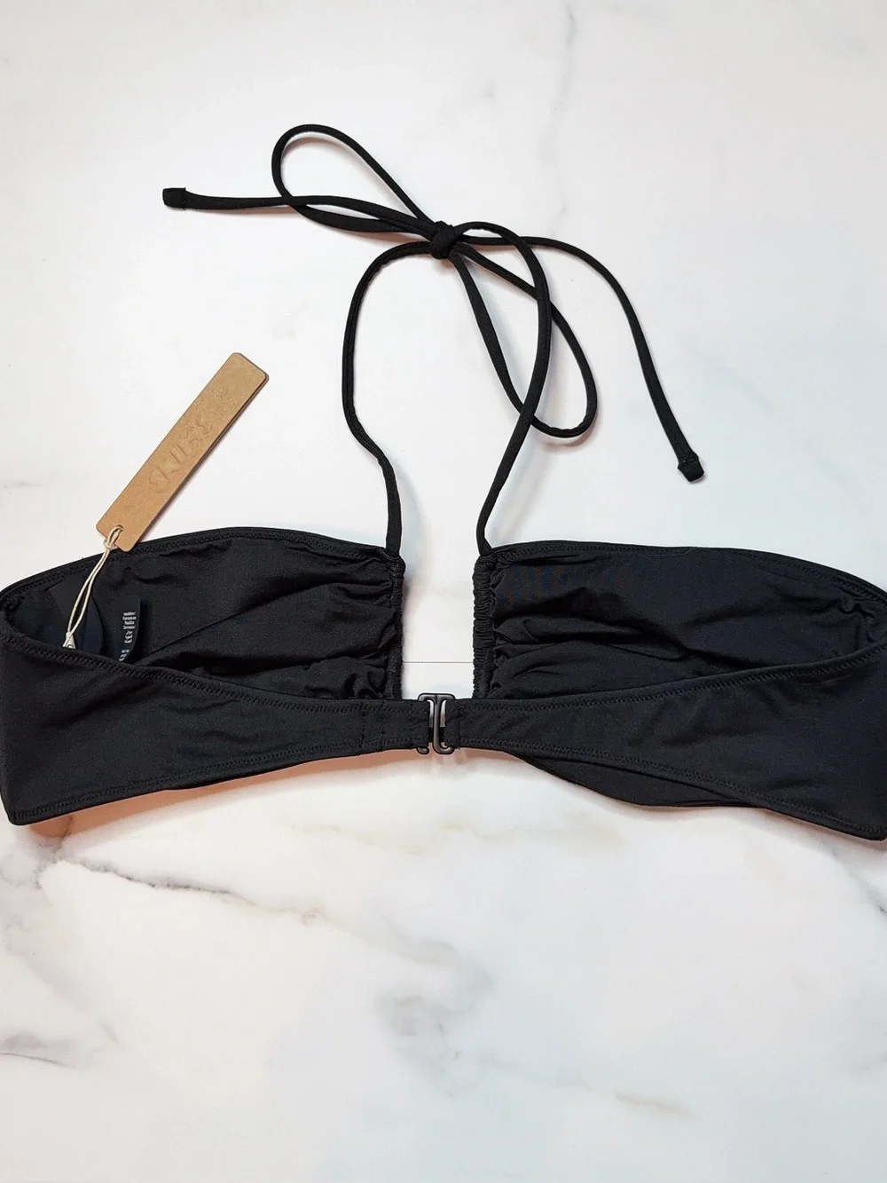 NWT Skims Signature Swim Halter Bikini Top